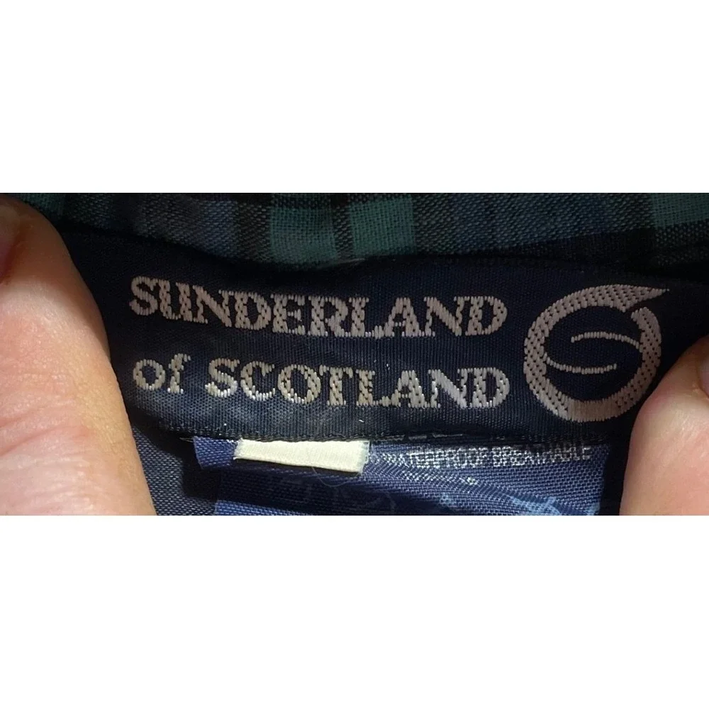 Sunderland of Scotland Men's Large Waterproof Golf Jacket Blue‎ Pullover